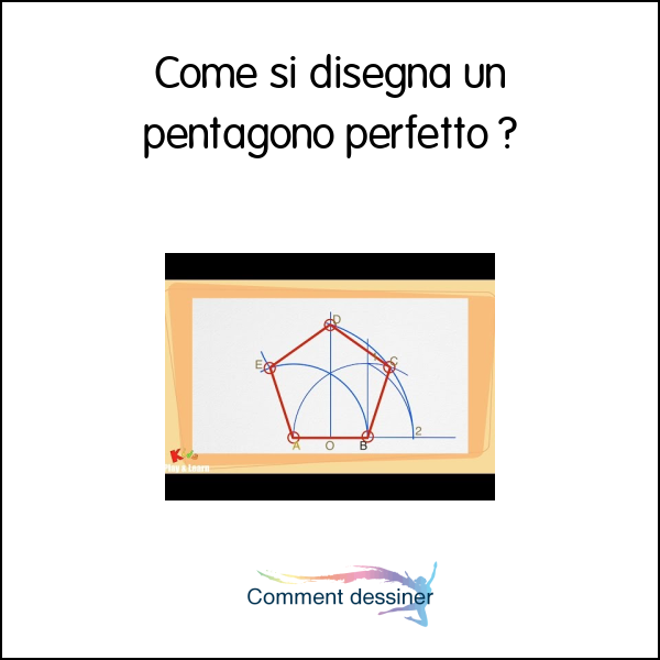 Come si disegna un pentagono perfetto